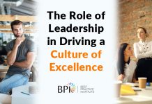 The Role of Leadership in Driving a Culture of Excellence