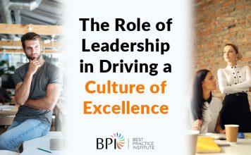 The Role of Leadership in Driving a Culture of Excellence
