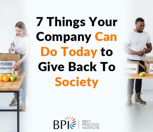 7 Things Your Company Can Do Today to Give Back To Society