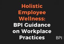 Holistic Employee Wellness: BPI Guidance on Workplace Practices