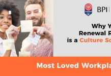 Why Your Renewal Rate Is a Culture Score culture program renewal retention