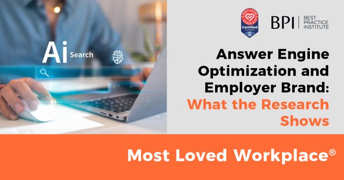 Ai Search Engine Answer Engine Optimization and Employer Brand: What the Research Shows
