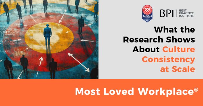 What the Research Shows About Culture Consistency at Scale